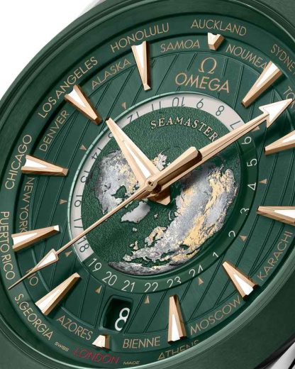 Omega Seamaster Aqua Terra 150M 43 mm, staal met rubberen band 220.32.43.22.10.001 - Afbeelding 3