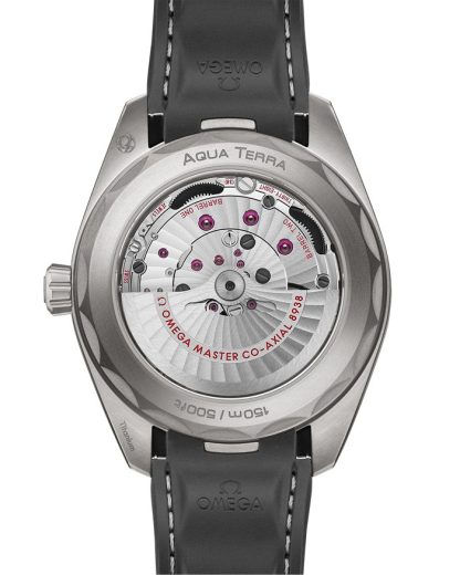 Omega Seamaster Aqua Terra 150M 43 mm, titanium met rubberen band 220.92.43.22.99.001 - Afbeelding 2