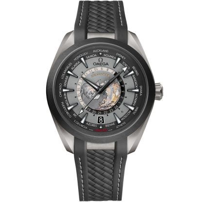 Omega Seamaster Aqua Terra 150M 43 mm, titanium met rubberen band 220.92.43.22.99.001