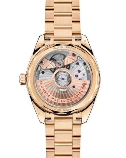 Omega Seamaster Aqua Terra Shades 34 mm, Moonshine™ gold met Moonshine™ gold 220.50.34.20.02.001 - Afbeelding 2