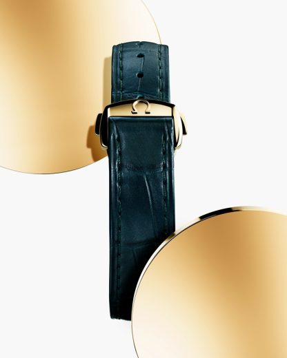 Omega Seamaster Aqua Terra Shades 34 mm, Moonshine™ gold met leren band 220.53.34.20.10.001 - Afbeelding 5