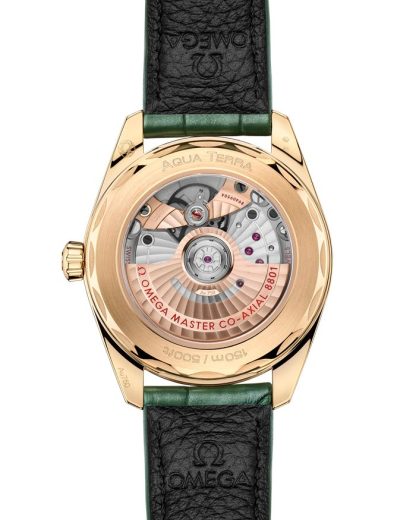 Omega Seamaster Aqua Terra Shades 38 mm, Moonshine™ gold met leer 220.53.38.20.10.001 - Afbeelding 2