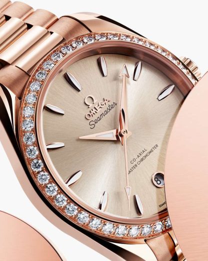 Omega Seamaster Aqua Terra Shades 38 mm, Sedna™ gold met Sedna™ gold 220.55.38.20.09.001 - Afbeelding 4