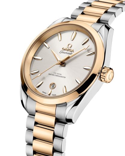Omega Seamaster Aqua Terra Shades 38 mm, staal - Moonshine™ gold met staal - Moonshine™ gold 220.20.38.20.02.002 - Afbeelding 3