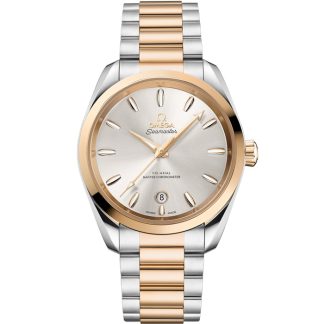 Omega Seamaster Aqua Terra Shades 38 mm, staal - Moonshine™ gold met staal - Moonshine™ gold 220.20.38.20.02.002