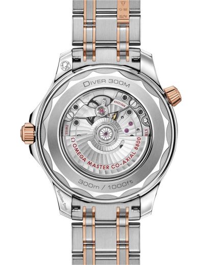 Omega Seamaster Diver 300M 42 mm, staal - Sedna™ gold met staal - Sedna™ gold 210.20.42.20.01.001 - Afbeelding 2
