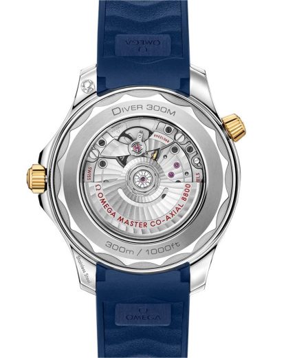 Omega Seamaster Diver 300M 42 mm, staal - geelgoud met rubberen band 210.22.42.20.03.001 - Afbeelding 2