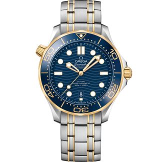 Omega Seamaster Diver 300M 42 mm, staal - geelgoud met staal - geelgoud 210.20.42.20.03.001
