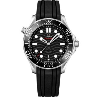 Omega Seamaster Diver 300M 42 mm, staal met rubberen band 210.32.42.20.01.001