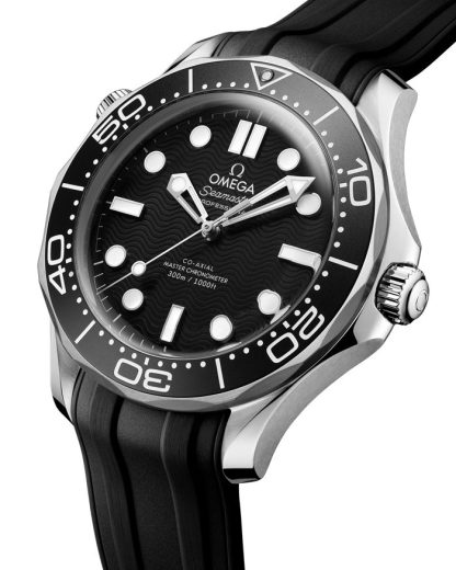 Omega Seamaster Diver 300M 42 mm, staal met rubberen band 210.32.42.20.01.003 - Afbeelding 3