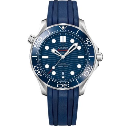 Omega Seamaster Diver 300M 42 mm, staal met rubberen band 210.32.42.20.03.001