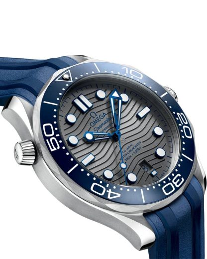 Omega Seamaster Diver 300M 42 mm, staal met rubberen band 210.32.42.20.06.001 - Afbeelding 3
