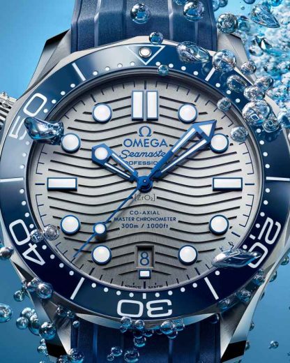 Omega Seamaster Diver 300M 42 mm, staal met rubberen band 210.32.42.20.06.001 - Afbeelding 4