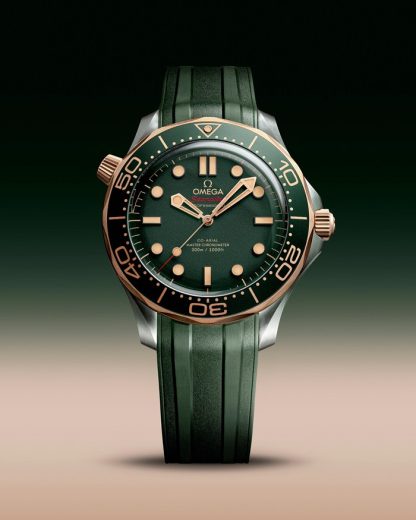 Omega Seamaster Diver 300M 42 mm, titanium - bronsgoud met rubberen band 210.92.42.20.10.001 - Afbeelding 3