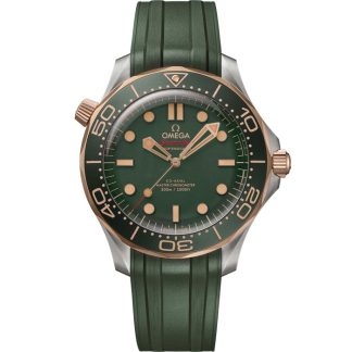 Omega Seamaster Diver 300M 42 mm, titanium - bronsgoud met rubberen band 210.92.42.20.10.001