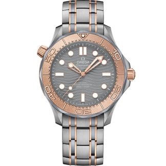 Omega Seamaster Diver 300M 42 mm, titanium - tantalium - Sedna™ gold met titanium - tantalium - Sedna™ gold 210.60.42.20.99.001