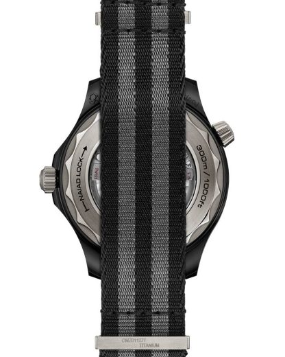Omega Seamaster Diver 300M 43,5 mm, zwart ceramic met NATO horlogeband 210.92.44.20.01.002 - Afbeelding 2