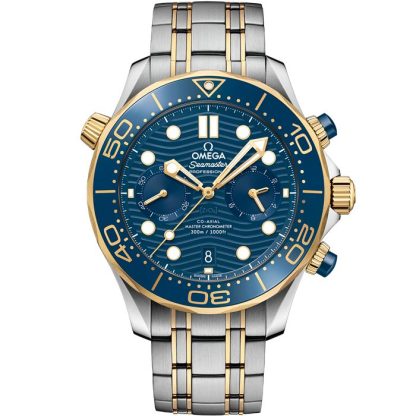 Omega Seamaster Diver 300M 44 mm, staal - geelgoud met staal - geelgoud 210.20.44.51.03.001
