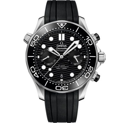 Omega Seamaster Diver 300M 44 mm, staal met rubberen band 210.32.44.51.01.001