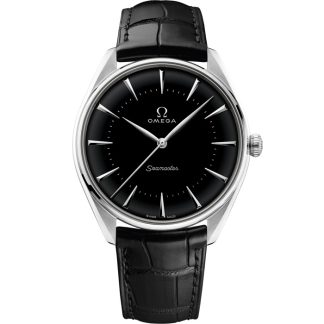 Omega Seamaster Officiële tijdwaarnemer van de Olympische Spelen 39,5 mm, platina met leren band 522.93.40.20.01.001