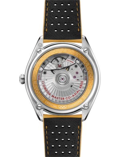 Omega Seamaster Officiële tijdwaarnemer van de Olympische Spelen 39,5 mm, staal met leren band 522.32.40.20.01.002 - Afbeelding 2