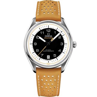 Omega Seamaster Officiële tijdwaarnemer van de Olympische Spelen 39,5 mm, staal met leren band 522.32.40.20.01.002