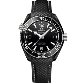 Omega Seamaster Planet Ocean 600M 39,5 mm, zwart ceramic met rubberen band 215.92.40.20.01.001
