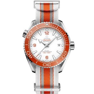 Omega Seamaster Planet Ocean 600M 43,5 mm, staal met NATO horlogeband 215.32.44.21.04.001