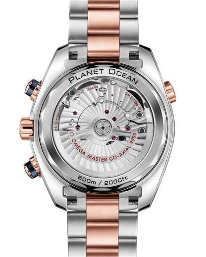 Omega Seamaster Planet Ocean 600M 45,5 mm, staal - Sedna™ gold met staal - Sedna™ gold 215.20.46.51.03.001 - Afbeelding 2