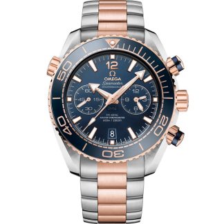 Omega Seamaster Planet Ocean 600M 45,5 mm, staal - Sedna™ gold met staal - Sedna™ gold 215.20.46.51.03.001
