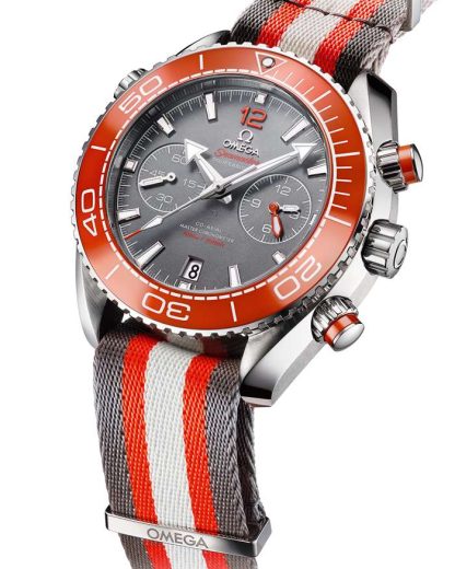 Omega Seamaster Planet Ocean 600M 45,5 mm, staal met NATO horlogeband 215.32.46.51.99.001 - Afbeelding 3