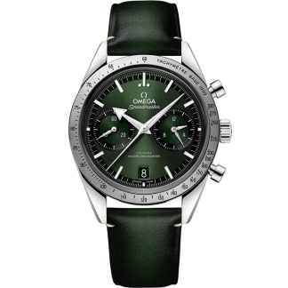 Omega Speedmaster '57 40,5 mm, staal met leren band 332.12.41.51.10.001