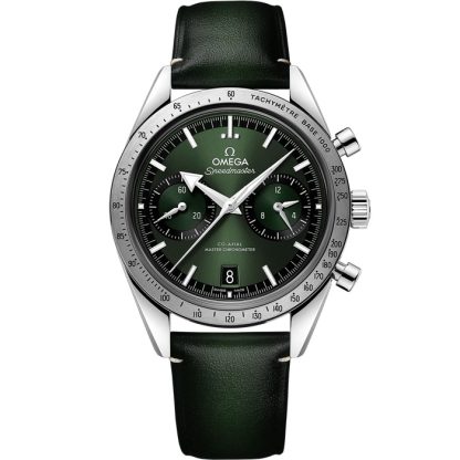 Omega Speedmaster '57 40,5 mm, staal met leren band 332.12.41.51.10.001