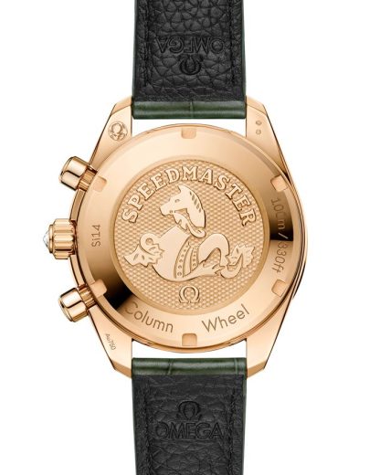 Omega Speedmaster 38 38 mm, Moonshine™ gold met alligator 324.58.38.50.60.001 - Afbeelding 2