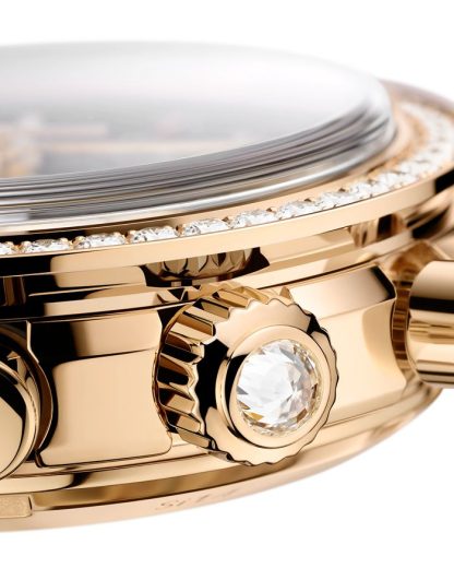 Omega Speedmaster 38 38 mm, Moonshine™ gold met alligator 324.58.38.50.60.001 - Afbeelding 3
