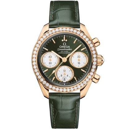 Omega Speedmaster 38 38 mm, Moonshine™ gold met alligator 324.58.38.50.60.001