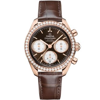 Omega Speedmaster 38 38 mm, Sedna™ gold met alligator 324.58.38.50.63.001