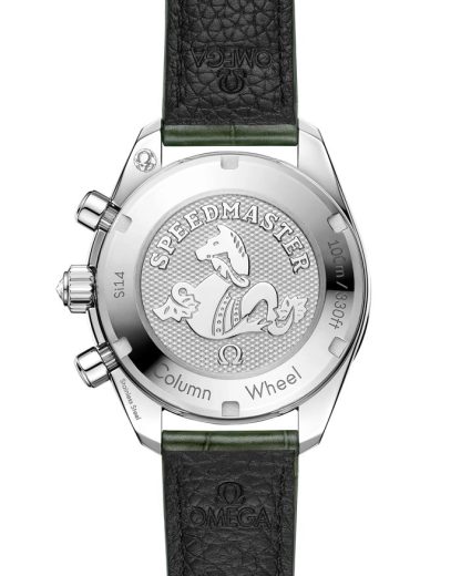Omega Speedmaster 38 38 mm, staal met alligator 324.18.38.50.60.001 - Afbeelding 2
