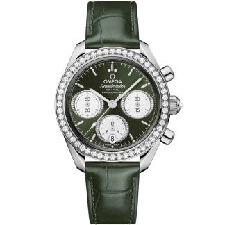 Omega Speedmaster 38 38 mm, staal met alligator 324.18.38.50.60.001
