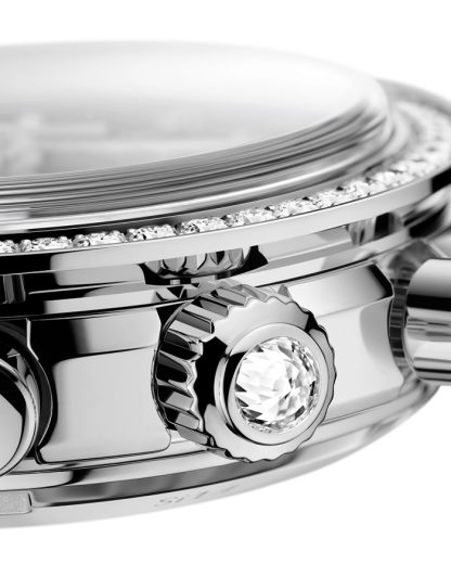 Omega Speedmaster 38 38 mm, staal met alligator 324.18.38.50.63.001 - Afbeelding 4