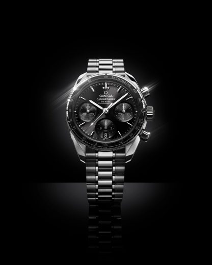 Omega Speedmaster 38 38 mm, staal met staal 324.30.38.50.01.001 - Afbeelding 5