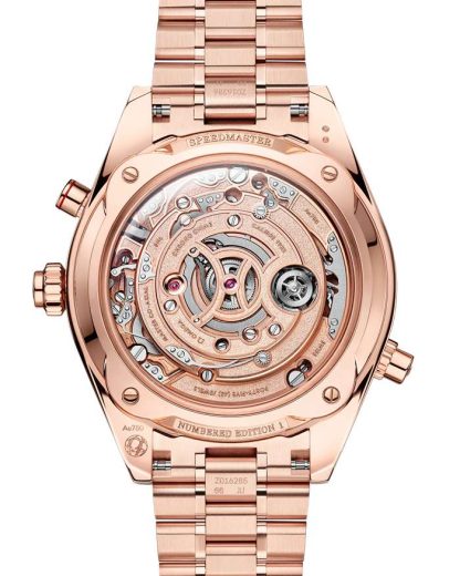 Omega Speedmaster Chrono Chime 45 mm, Sedna™ gold met Sedna™ gold 522.50.45.52.03.001 - Afbeelding 2