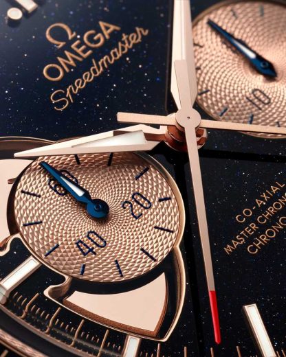 Omega Speedmaster Chrono Chime 45 mm, Sedna™ gold met Sedna™ gold 522.50.45.52.03.001 - Afbeelding 4