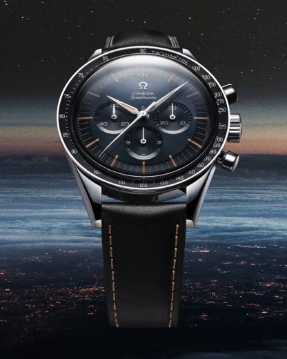 Omega Speedmaster First OMEGA in Space 39,7 mm, staal met leren band 310.32.40.50.06.001 - Afbeelding 4