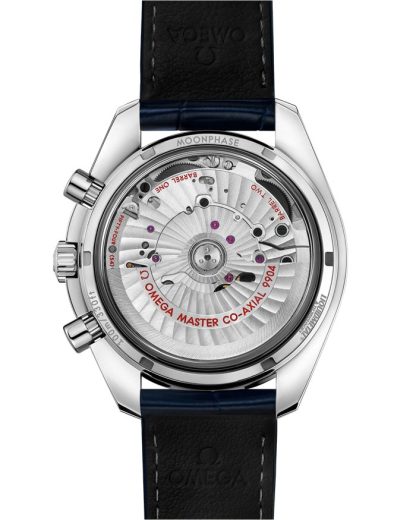 Omega Speedmaster Maanfase 44,25 mm, staal met leren band 304.33.44.52.03.001 - Afbeelding 2