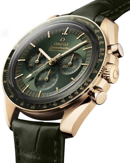 Omega Speedmaster Moonwatch Professional 42 mm, Moonshine™ gold met leren band 310.63.42.50.10.001 - Afbeelding 3