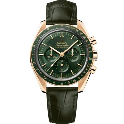 Omega Speedmaster Moonwatch Professional 42 mm, Moonshine™ gold met leren band 310.63.42.50.10.001