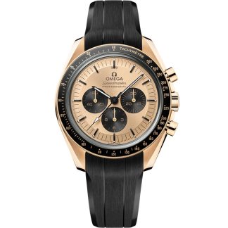 Omega Speedmaster Moonwatch Professional 42 mm, Moonshine™ gold met rubberen band 310.62.42.50.99.001