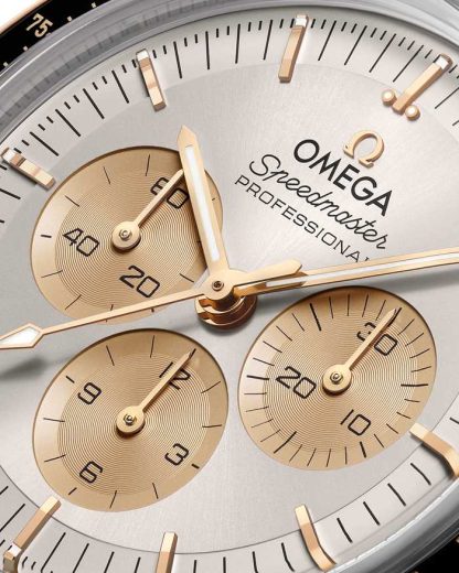 Omega Speedmaster Moonwatch Professional 42 mm, staal - Moonshine™ gold met alligator 310.23.42.50.02.001 - Afbeelding 4