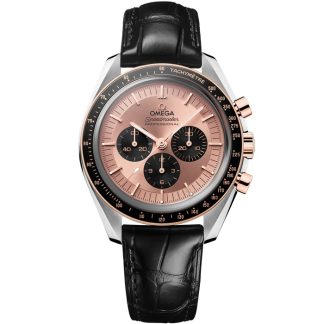 Omega Speedmaster Moonwatch Professional 42 mm, staal - Sedna™ gold met alligator 310.23.42.50.99.001